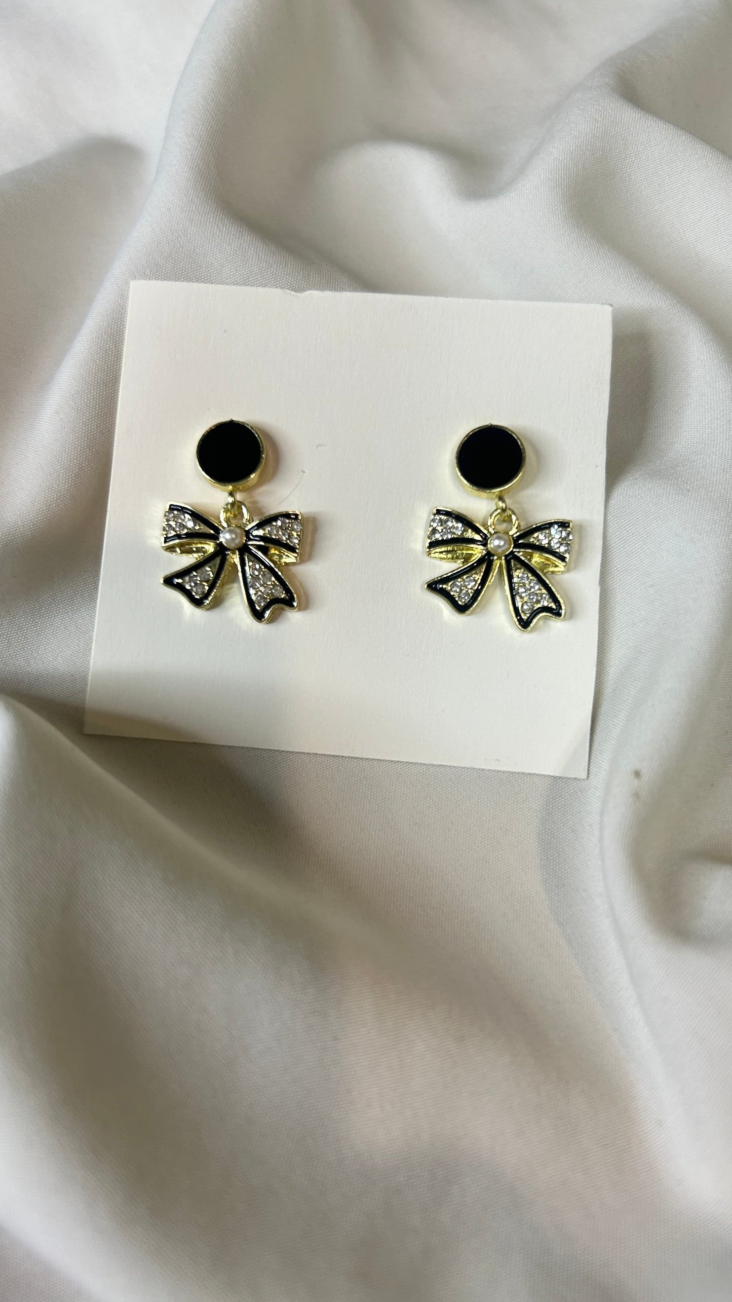 Bow Drop Earrings