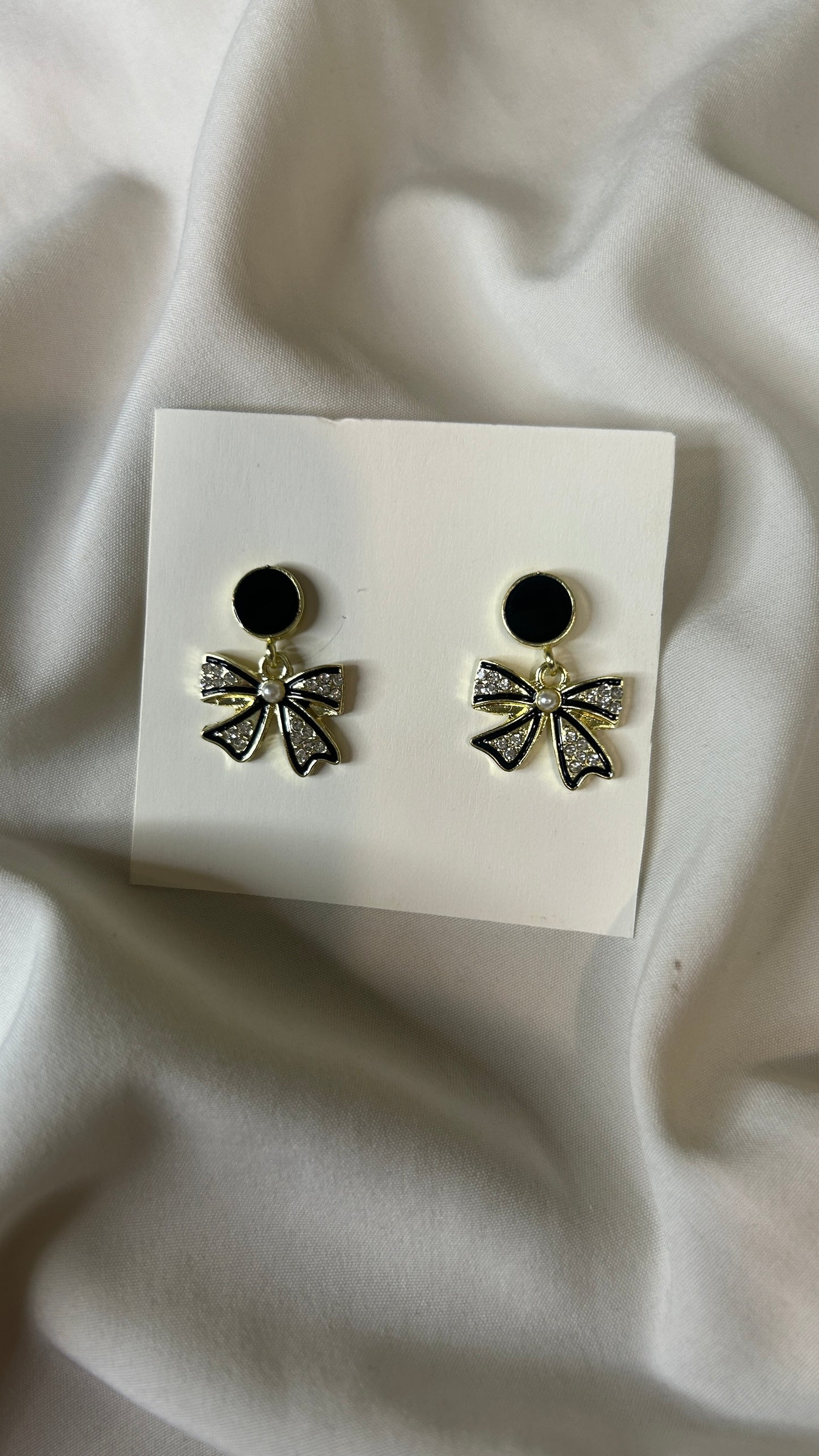 Bow Drop Earrings