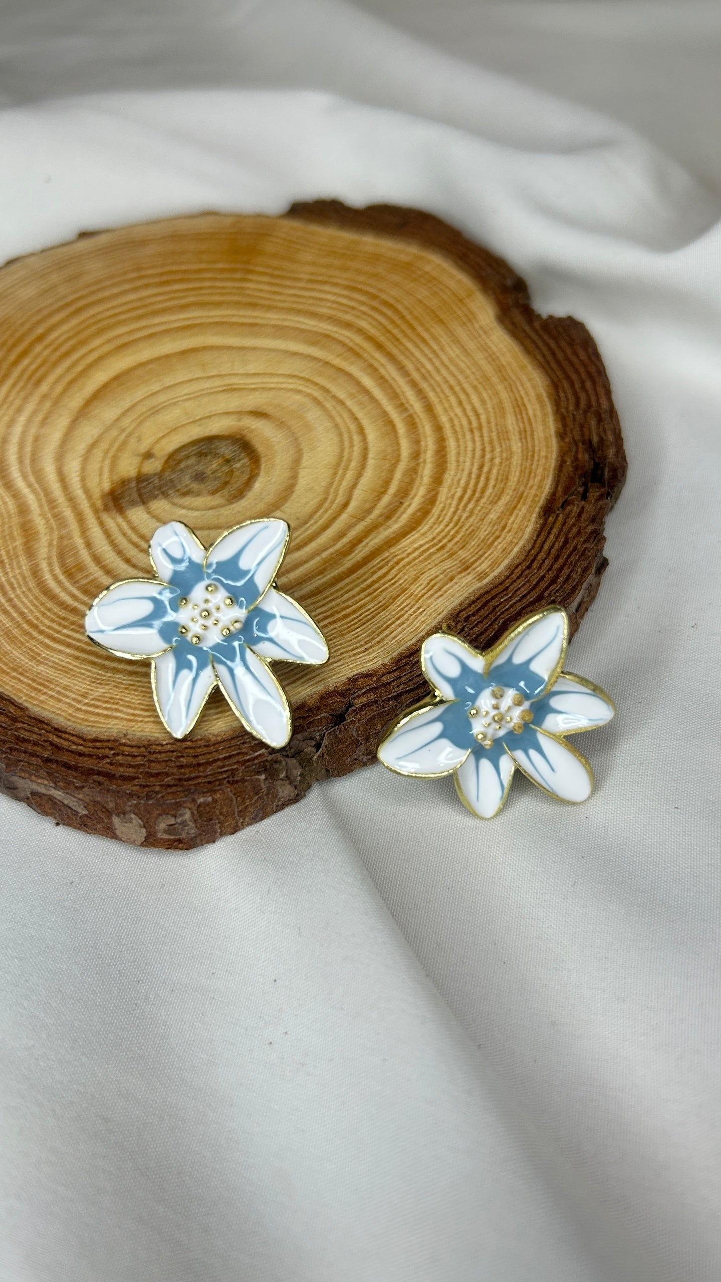 Floral Stud Earrings